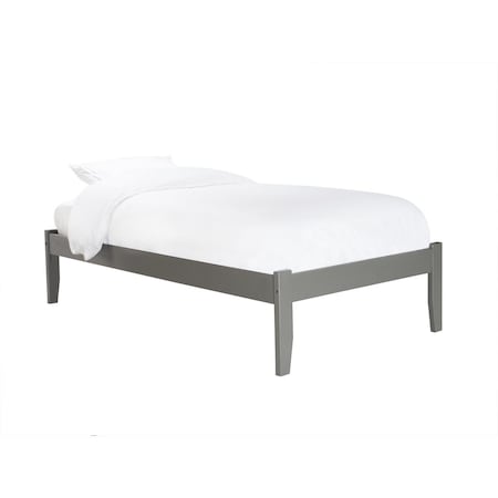 Atlantic Furniture Concord Twin XL Platform Bed with Open Foot Board - Grey AR8011009